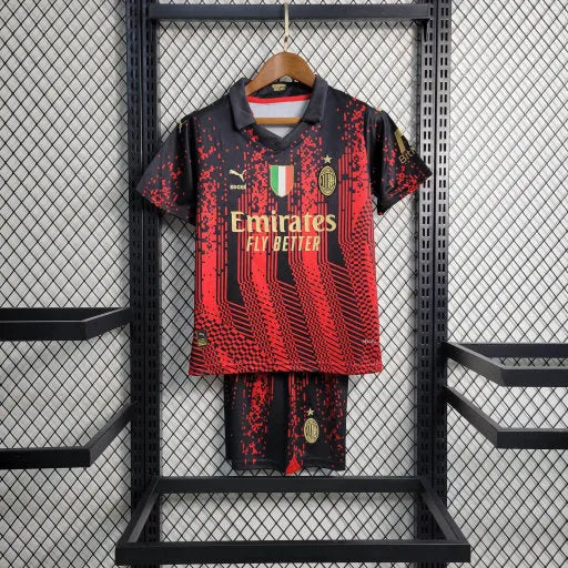 Camisa AC Milan Away III 23/24 - Torcedor Infantil - Camisa de Time Oficial - Buyit