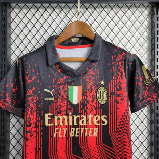 Camisa AC Milan Away III 23/24 - Torcedor Infantil - Camisa de Time Oficial - Buyit