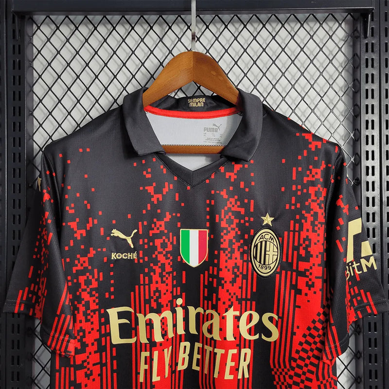 Camisa AC Milan Away III 23/24 - Torcedor Masculina - Camisa de Time Oficial - Buyit