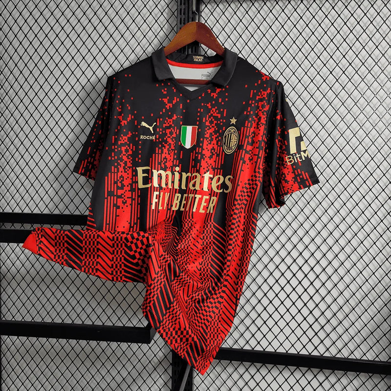 Camisa AC Milan Away III 23/24 - Torcedor Masculina - Camisa de Time Oficial - Buyit