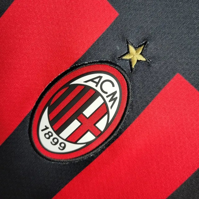 Camisa AC Milan Home 22/23 - Torcedor Masculina - Camisa de Time Oficial - Buyit