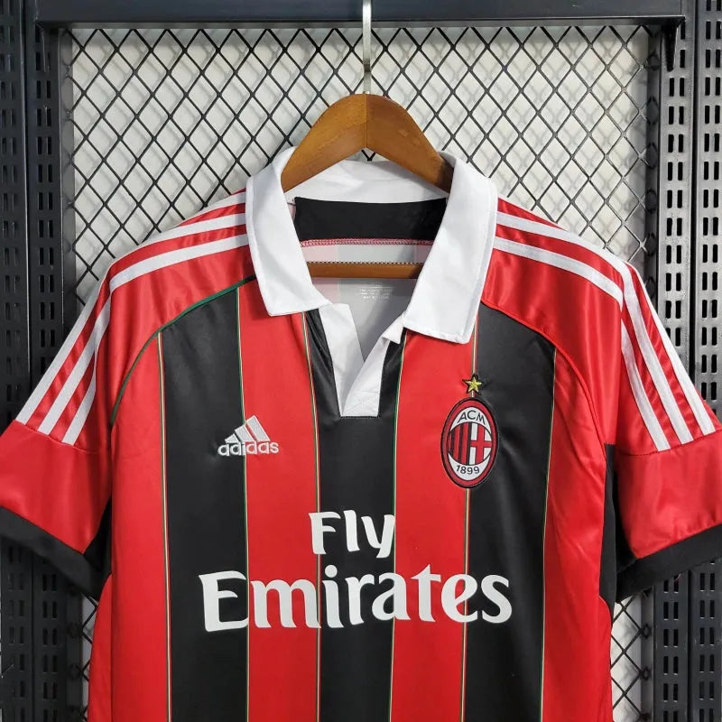 Camisa AC Milan Home Retrô 2012/13 - Torcedor Masculina - Camisa de Time Oficial - Buyit