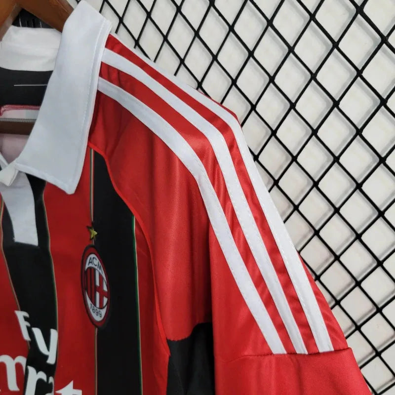 Camisa AC Milan Home Retrô 2012/13 - Torcedor Masculina - Camisa de Time Oficial - Buyit