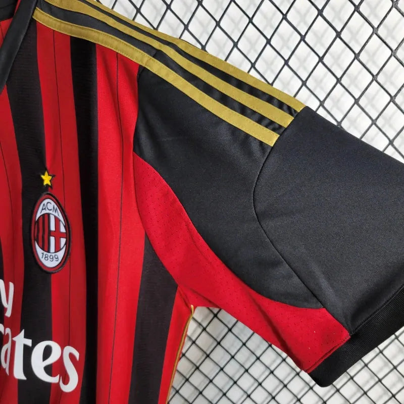 Camisa AC Milan Retrô 2013/14 - Torcedor Masculina - Camisa de Time Oficial - Buyit