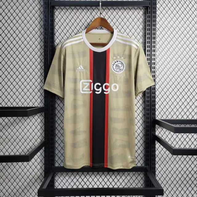 Camisa Ajax II 23/24 - Torcedor Masculina Bege - Camisa de Time Oficial - Buyit