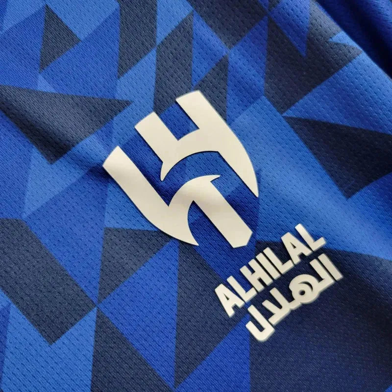 Camisa Al-Hilal Home 24/25 - Torcedor Masculina Azul + Neymar 10 - Camisa de Time Oficial - Buyit