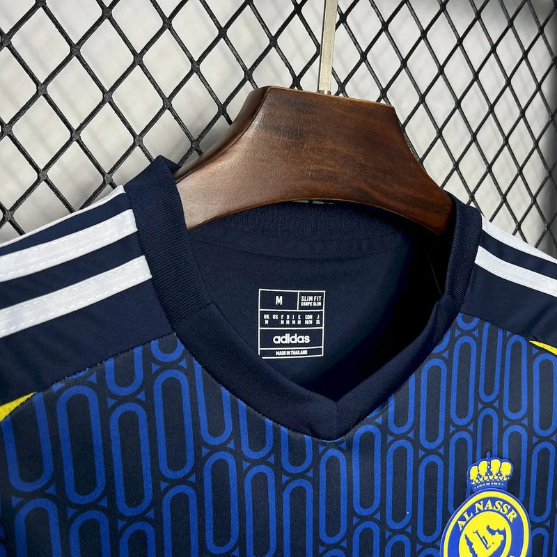 Camisa Al-Nassr Away 24/25 - Torcedor Masculina Azul - Camisa de Time Oficial - Buyit