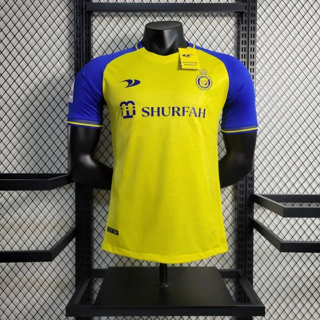 Camisa Al-Nassr Home 22/23 - Jogador Masculina - Camisa de Time Oficial - Buyit