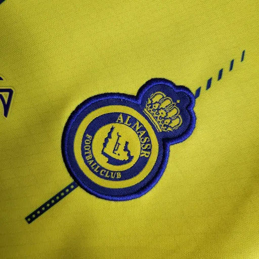 Camisa Al-Nassr Home 23/24 - Torcedor Infantil Amarela - Camisa de Time Oficial - Buyit