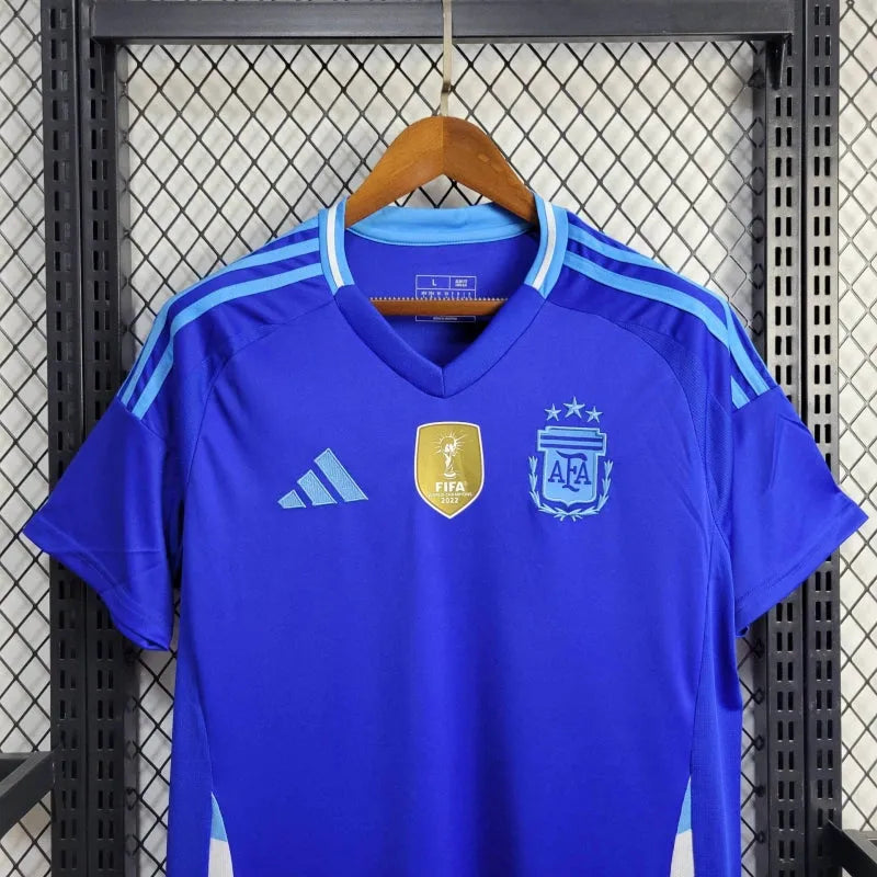 Camisa Argentina Away 24/25 - Torcedor Masculina Azul - Camisa de Time Oficial - Buyit