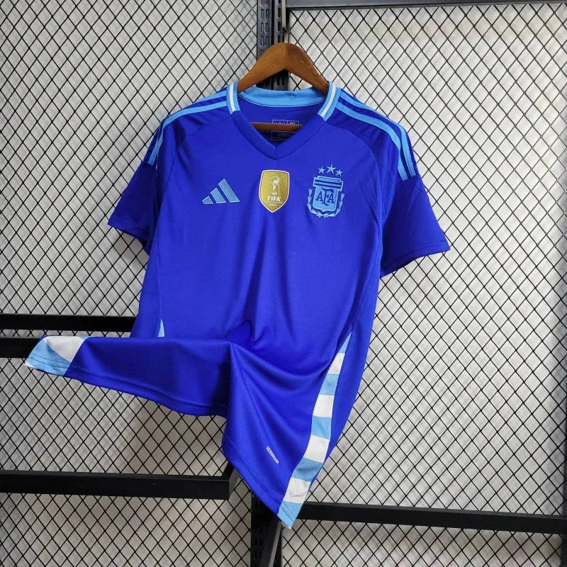 Camisa Argentina Away 24/25 - Torcedor Masculina Azul - Camisa de Time Oficial - Buyit