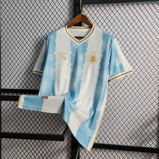 Camisa Argentina Edição Comemorativa 22/23 - Torcedor Masculina - Camisa de Time Oficial - Buyit