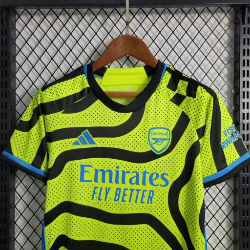 Camisa Arsenal Away 23/24 - Torcedor Infantil Verde - Camisa de Time Oficial - Buyit