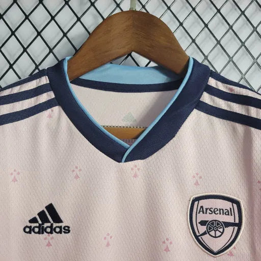 Camisa Arsenal Away II 22/23 - Torcedor Infantil Rosa - Camisa de Time Oficial - Buyit