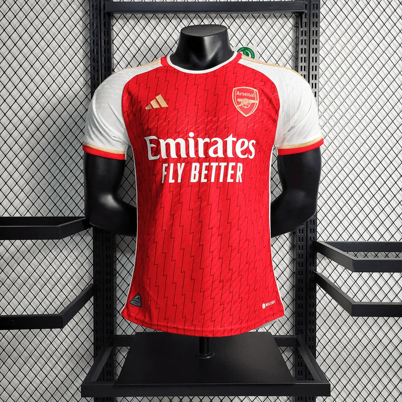 Camisa Arsenal Home 23/24 - Jogador Masculina Vermelha - Camisa de Time Oficial - Buyit