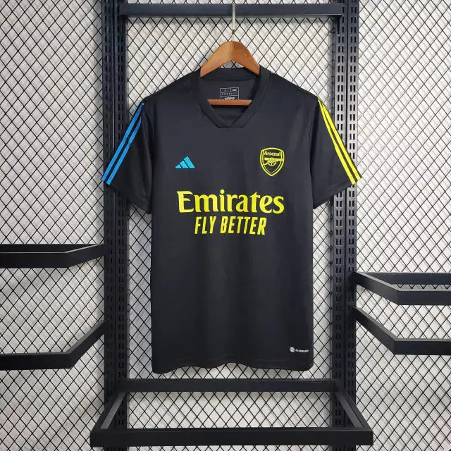 Camisa Arsenal Treino 23/24 - Torcedor Masculina Preta - Camisa de Time Oficial - Buyit