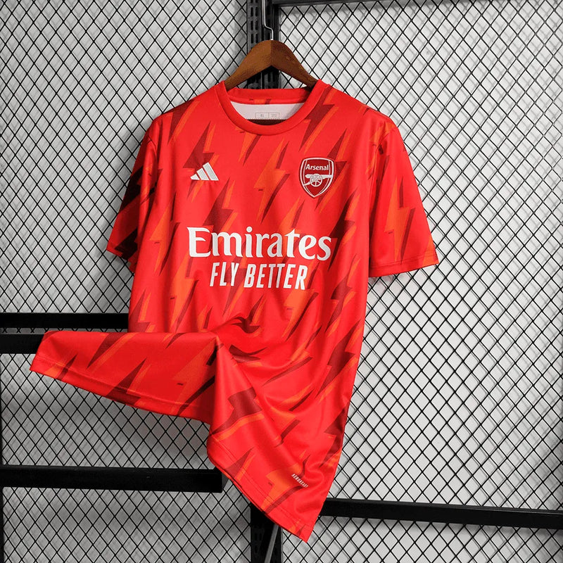 Camisa Arsenal Treino 23/24 - Torcedor Masculina Vermelha - Camisa de Time Oficial - Buyit