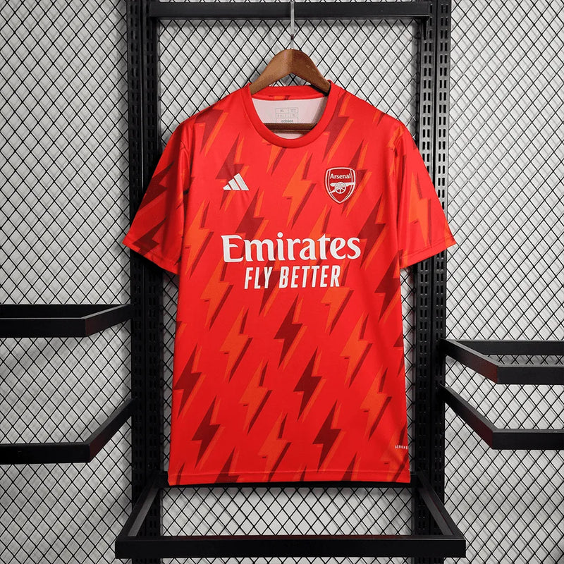 Camisa Arsenal Treino 23/24 - Torcedor Masculina Vermelha - Camisa de Time Oficial - Buyit