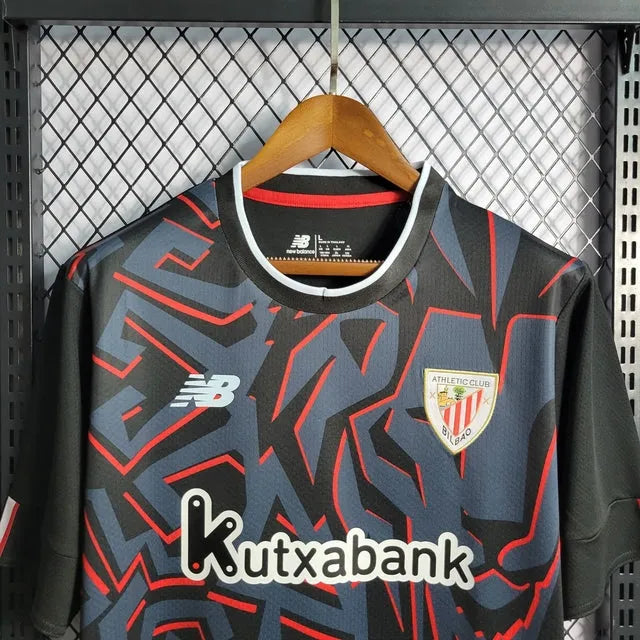 Camisa Athletic Bilbao Away 22/23 - Torcedor Masculina - Camisa de Time Oficial - Buyit