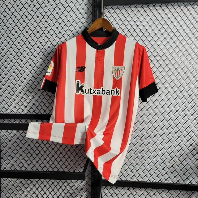 Camisa Athletic Bilbao Home 22/23 - Torcedor Masculina - Camisa de Time Oficial - Buyit