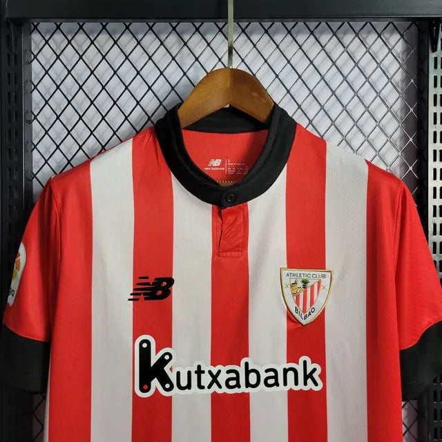 Camisa Athletic Bilbao Home 22/23 - Torcedor Masculina - Camisa de Time Oficial - Buyit