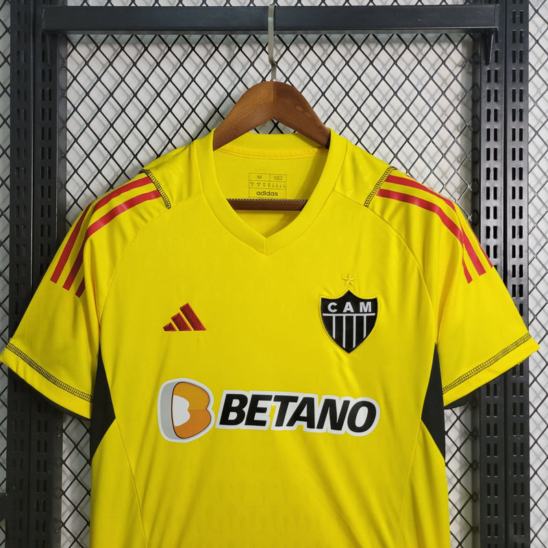 Camisa Atlético Mineiro Goleiro 23/24 - Torcedor Masculina Amarela - Camisa de Time Oficial - Buyit