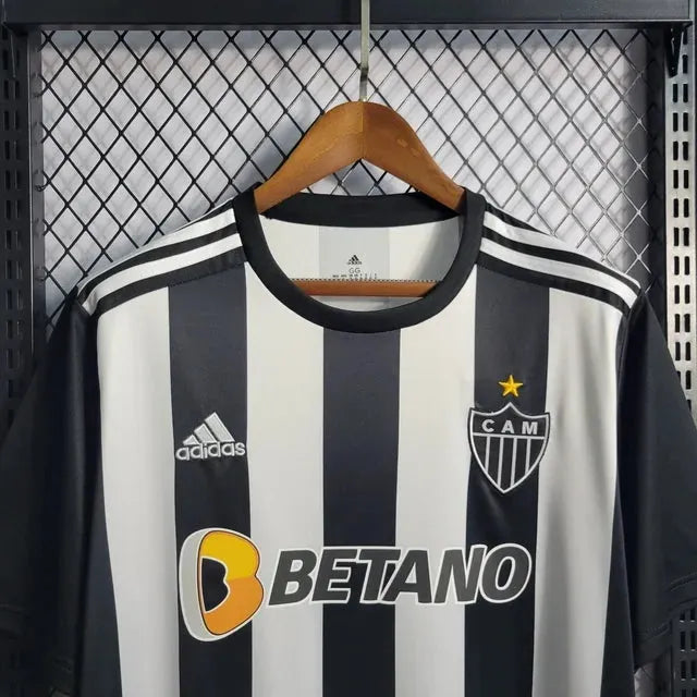 Camisa Atlético Mineiro Home 22/23 - Torcedor Masculina Preta - Camisa de Time Oficial - Buyit