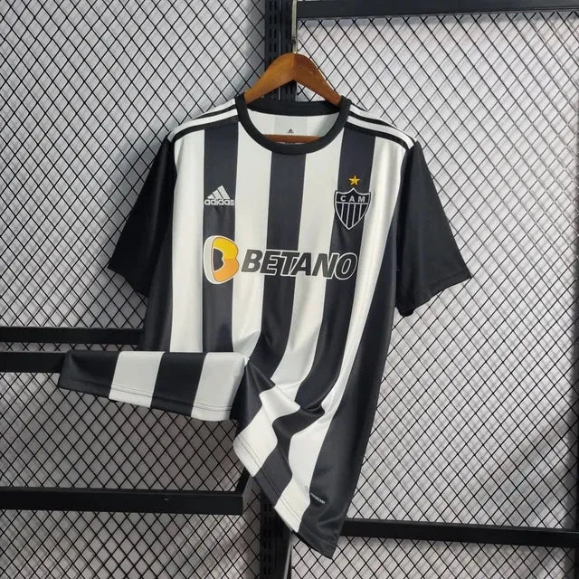 Camisa Atlético Mineiro Home 22/23 - Torcedor Masculina Preta - Camisa de Time Oficial - Buyit