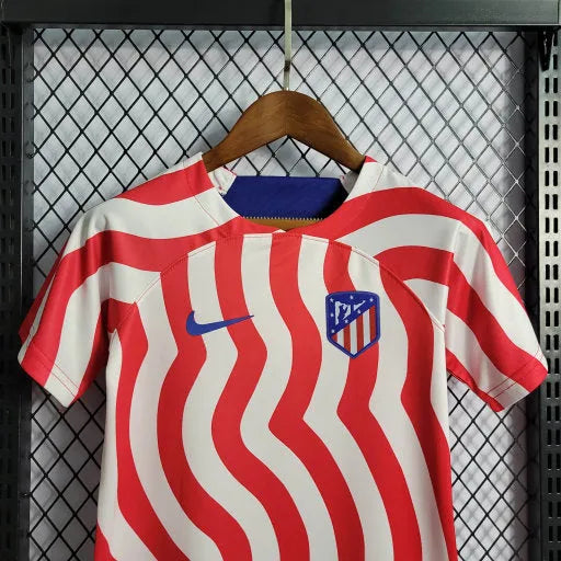 Camisa Atlético de Madrid Home 22/23 - Torcedor Infantil - Camisa de Time Oficial - Buyit