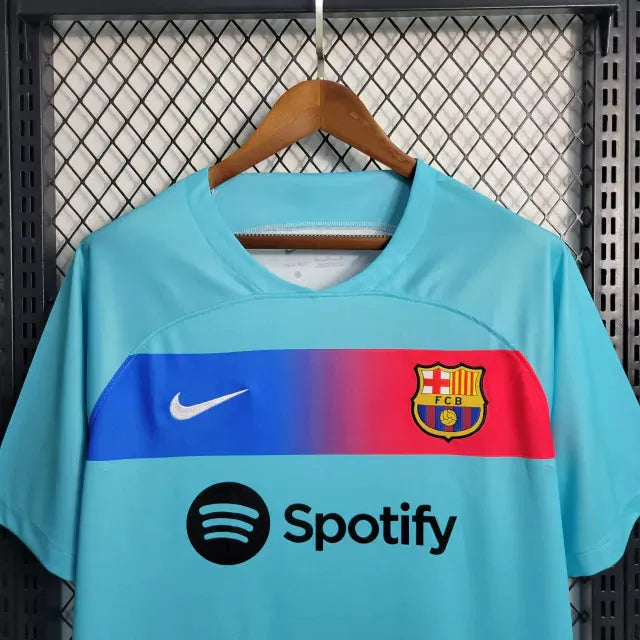 Camisa Barcelona 23/24 - Torcedor Masculina Azul - Camisa de Time Oficial - Buyit