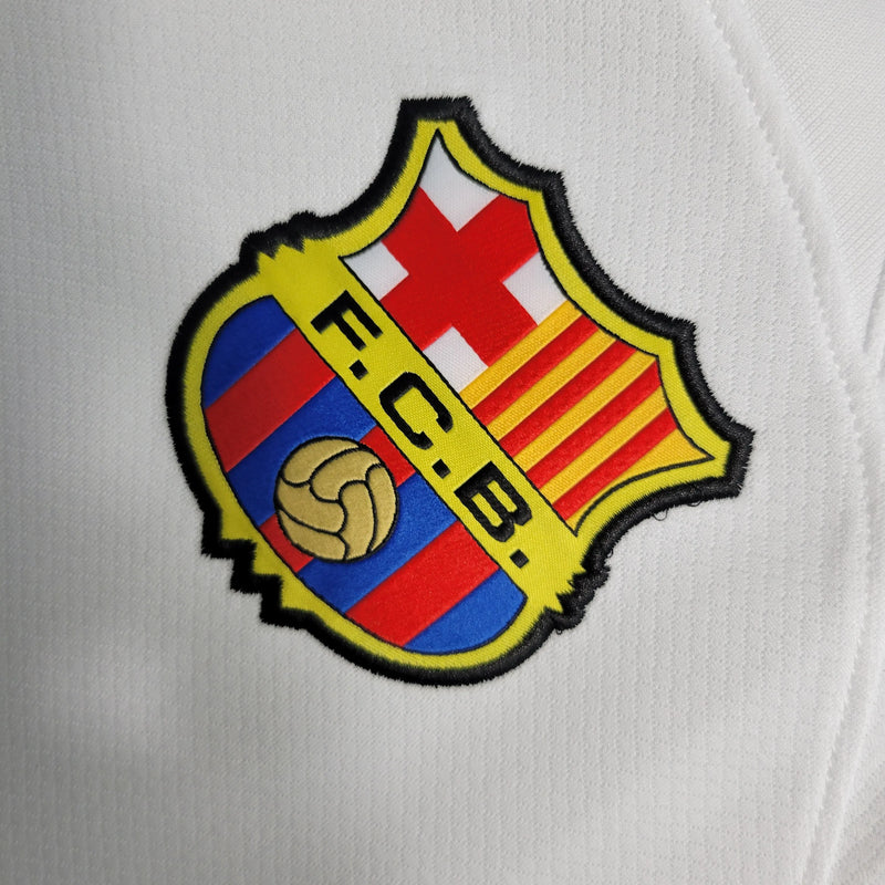 Camisa Barcelona Away 23/24 - Torcedor Masculina Branca - Camisa de Time Oficial - Buyit