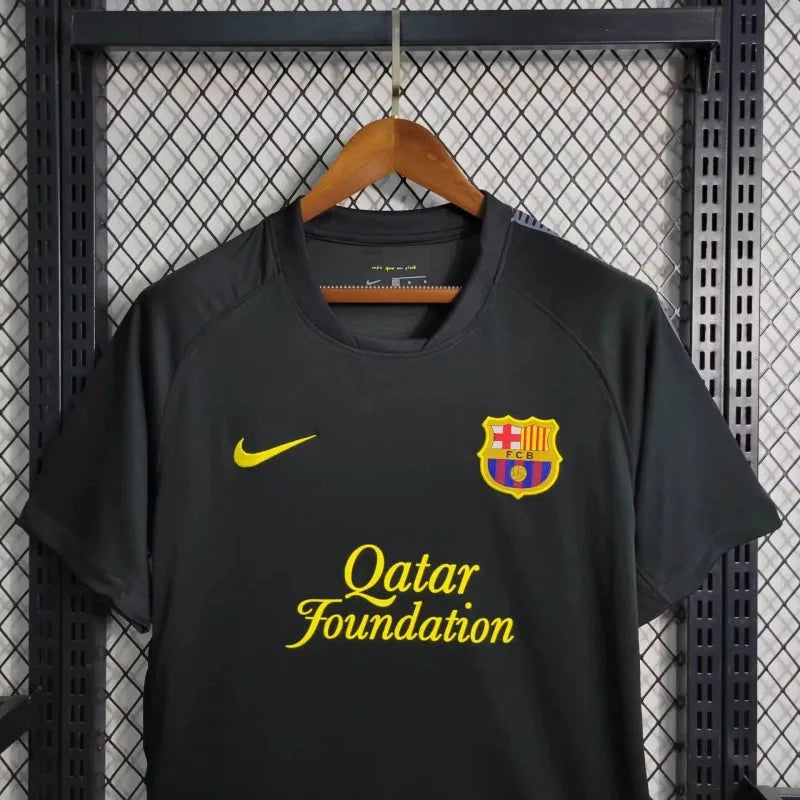 Camisa Barcelona Away Retrô 2011/12 - Torcedor Masculina Preta - Camisa de Time Oficial - Buyit