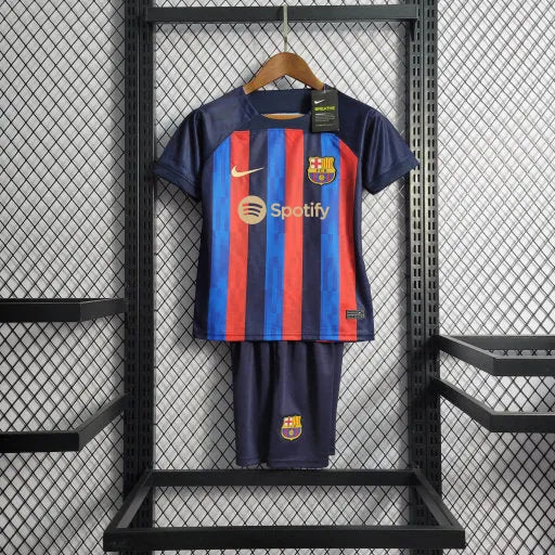 Camisa Barcelona Home 22/23 - Torcedor Infantil - Camisa de Time Oficial - Buyit