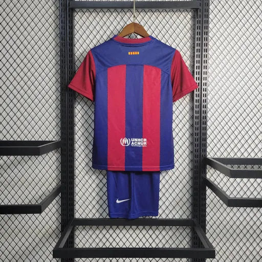 Camisa Barcelona Home 23/24 - Torcedor Infantil - Camisa de Time Oficial - Buyit