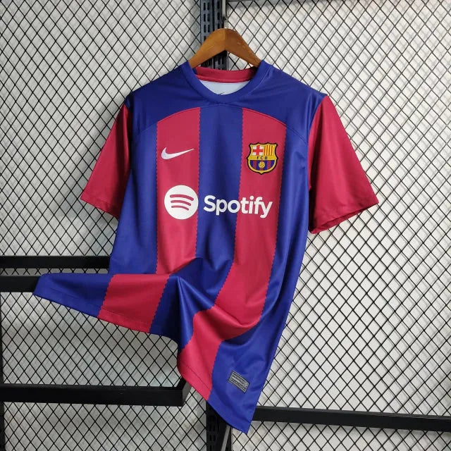 Camisa Barcelona Home 23/24 - Torcedor Masculina - Camisa de Time Oficial - Buyit