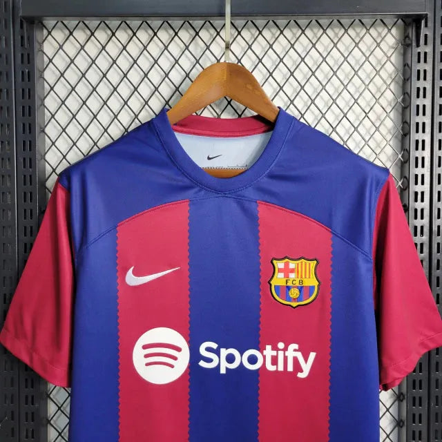 Camisa Barcelona Home 23/24 - Torcedor Masculina - Camisa de Time Oficial - Buyit