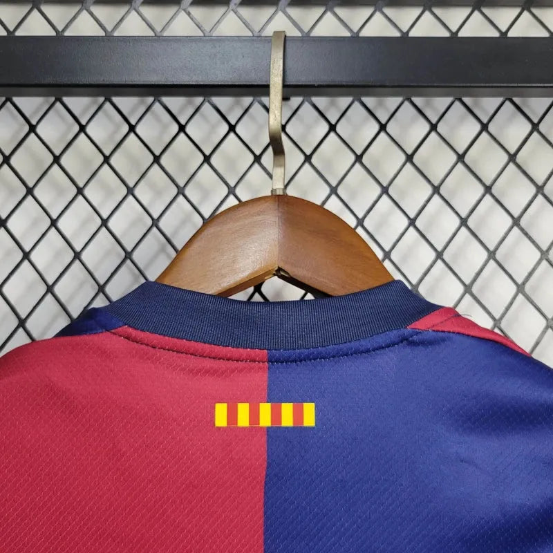 Camisa Barcelona Home 24/25 - Torcedor Infantil - Camisa de Time Oficial - Buyit