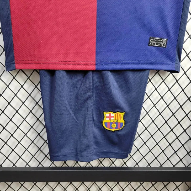 Camisa Barcelona Home 24/25 - Torcedor Infantil - Camisa de Time Oficial - Buyit