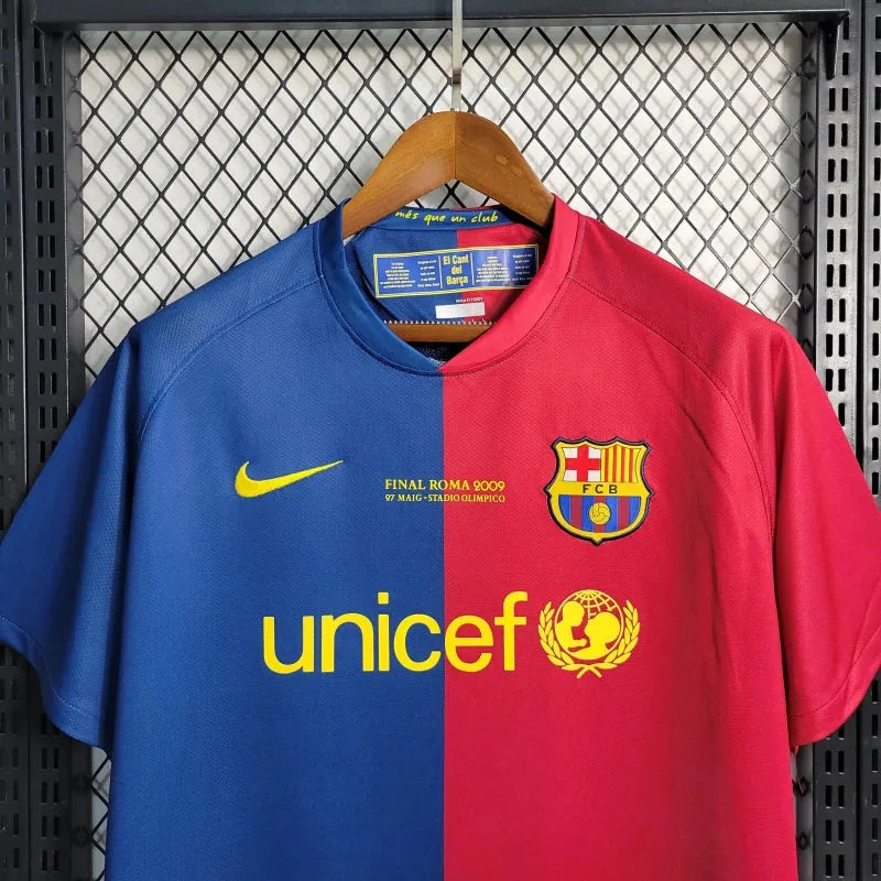 Camisa Barcelona Home Retrô 2008/9 - Torcedor Masculina - Camisa de Time Oficial - Buyit