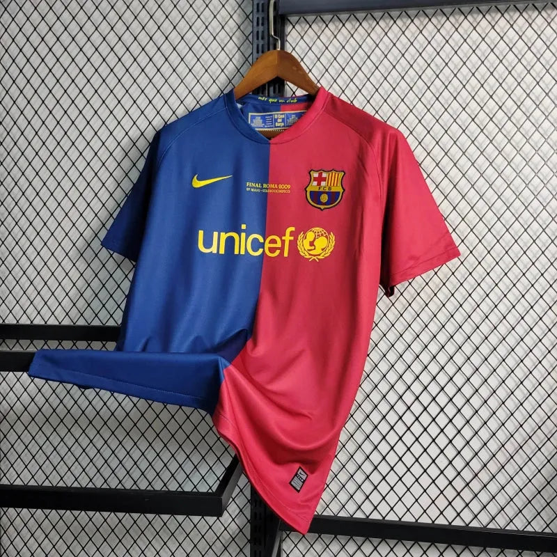 Camisa Barcelona Home Retrô 2008/9 - Torcedor Masculina - Camisa de Time Oficial - Buyit