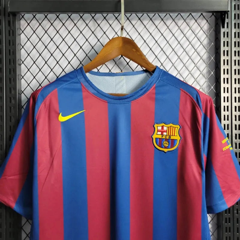 Camisa Barcelona Home Retrô 2006 - Torcedor Masculina - Camisa de Time Oficial - Buyit