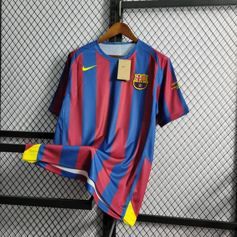 Camisa Barcelona Home Retrô 2006 - Torcedor Masculina - Camisa de Time Oficial - Buyit