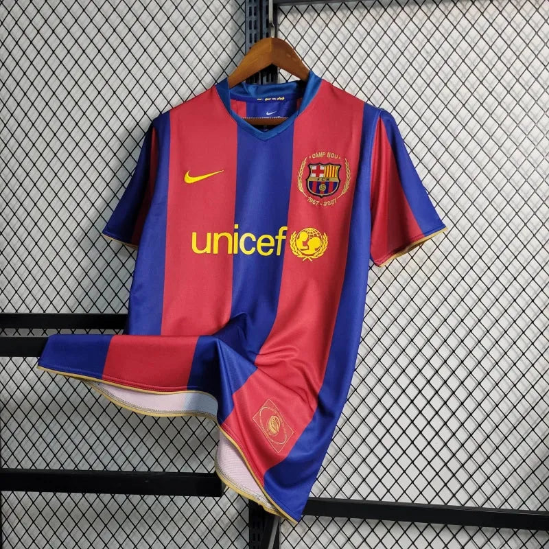 Camisa Barcelona Home Retrô 2007/08 - Torcedor Masculina - Camisa de Time Oficial - Buyit