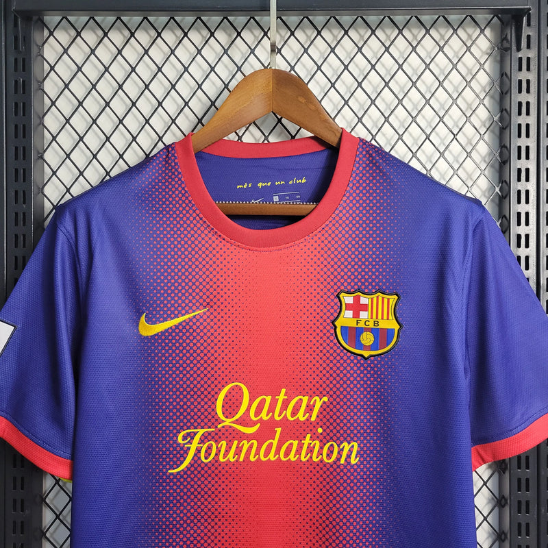 Camisa Barcelona Retrô Home 12/13 - Torcedor Masculina - Camisa de Time Oficial - Buyit