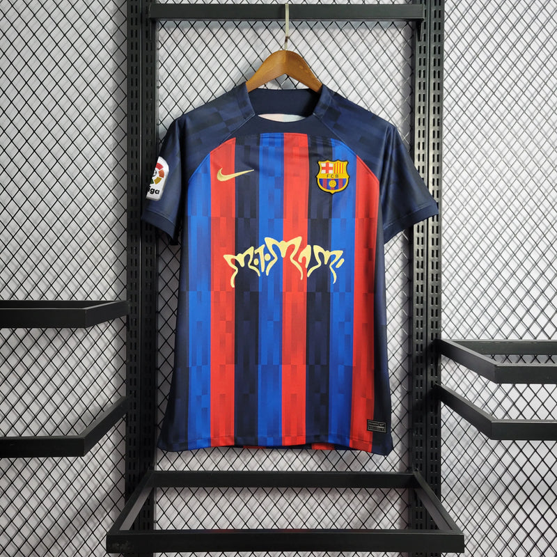 Camisa Barcelona Rosalía Home 23/24 - Torcedor Masculina Motomami - Camisa de Time Oficial - Buyit