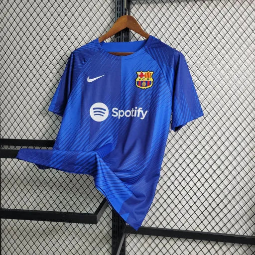 Camisa Barcelona Treino 23/24 - Torcedor Masculina Azul - Camisa de Time Oficial - Buyit