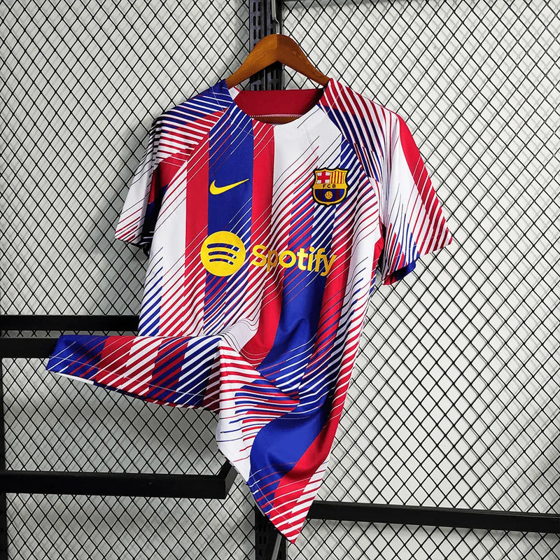 Camisa Barcelona Treino 23/24 - Torcedor Masculina - Camisa de Time Oficial - Buyit