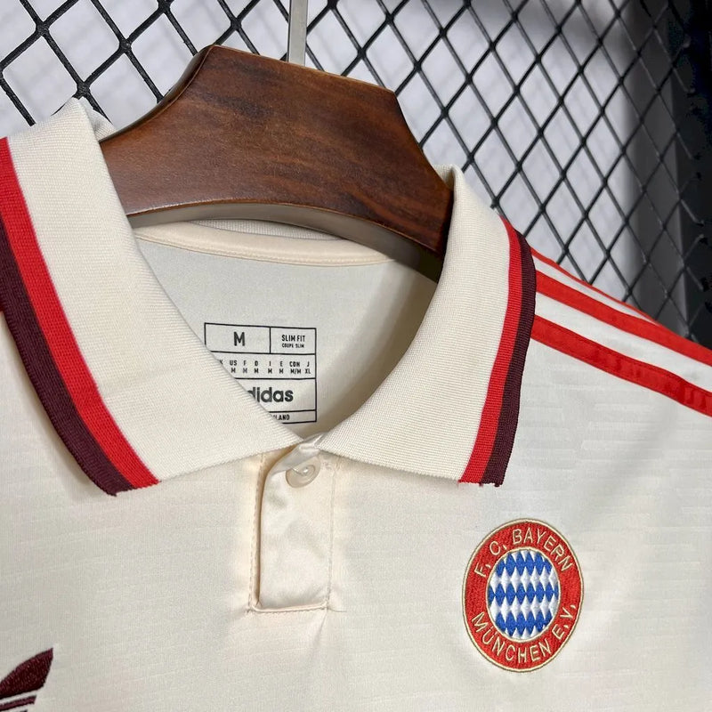 Camisa Bayern Munchen Third Away 24/25 - Torcedor Masculina Branca - Camisa de Time Oficial - Buyit