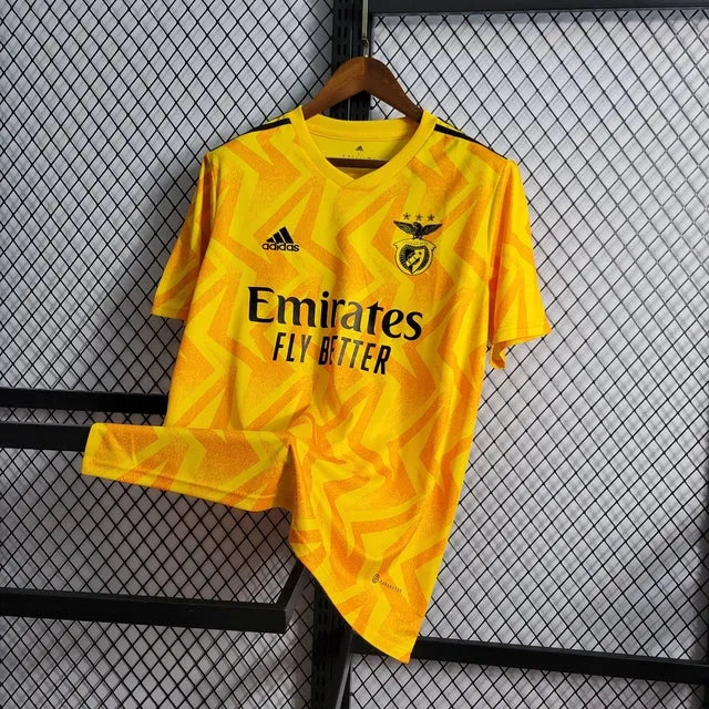 Camisa Benfica Away 22/23 - Torcedor Masculina Amarela - Camisa de Time Oficial - Buyit