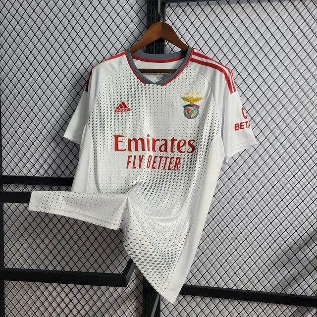 Camisa Benfica Away 22/23 - Torcedor Masculina Branca - Camisa de Time Oficial - Buyit